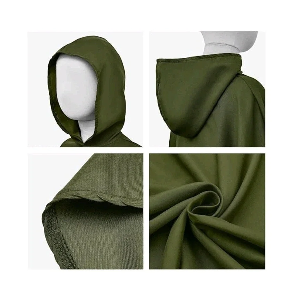 G.C Kids Renaissance Shirt Cloak Belt Medieval Costume Hooded Cape 3-4 Years Cos